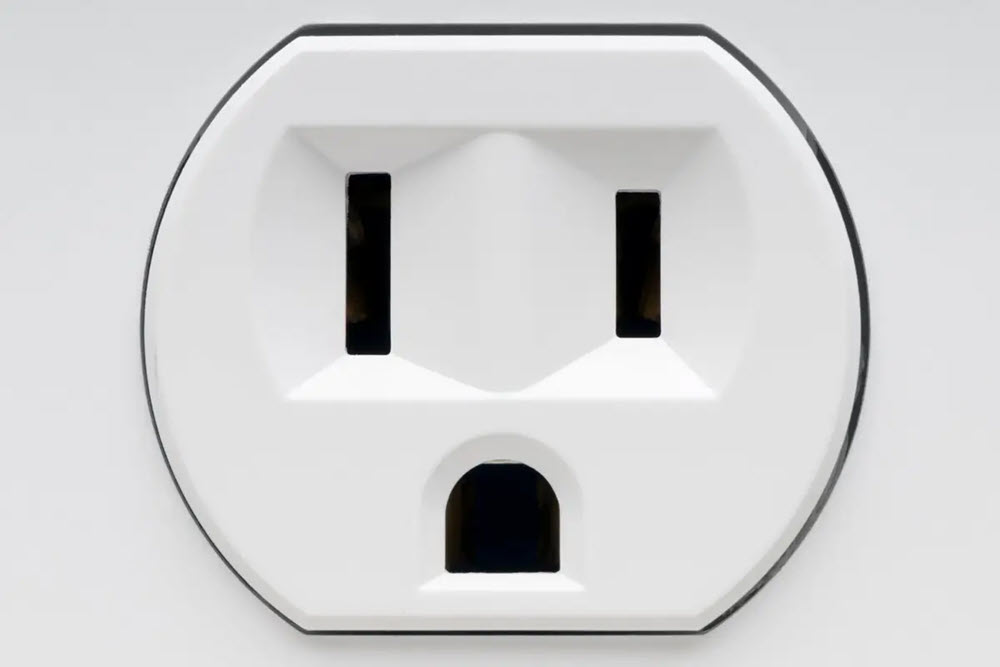 surprised-looking power outlet