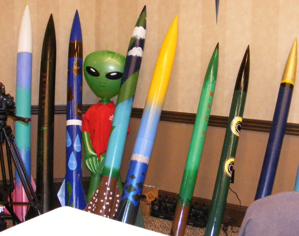 row of rockets