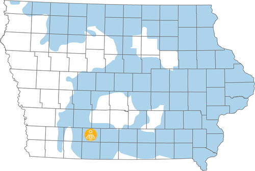 map of Creston Solar